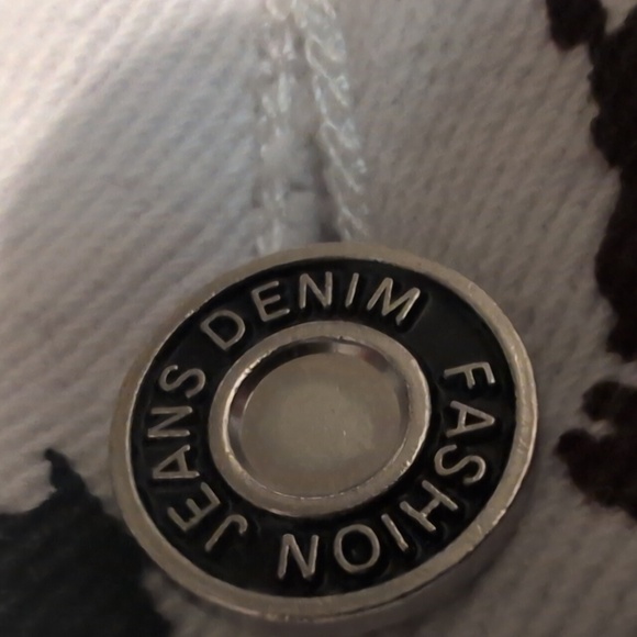 Cow Print Flare /Bell Bottom Jeans - Picture 6 of 11